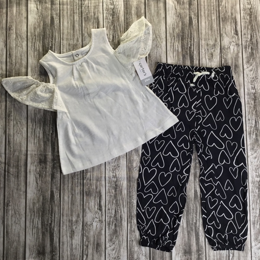Carter’s 2-Pc Matching Set Top and Pants Size 24m NEW - Picture 4 of 14